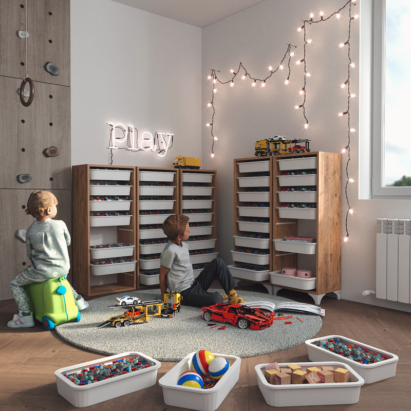 Dresser Storage Cabinet Ikea Trofast Lego Toys Bins Drawer