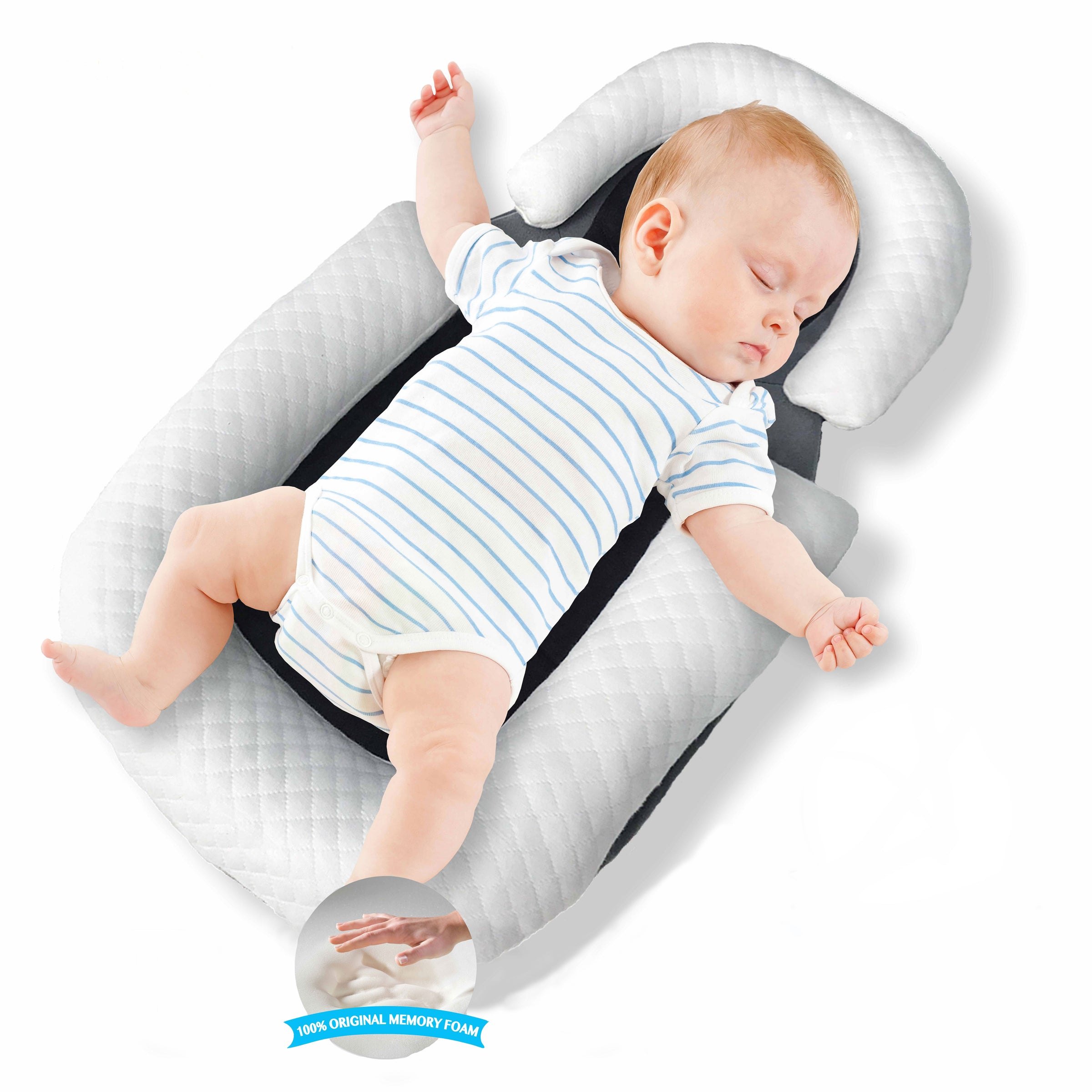 Baby Lounger - Baby Nest Co Sleeper for Baby Bed, Soft