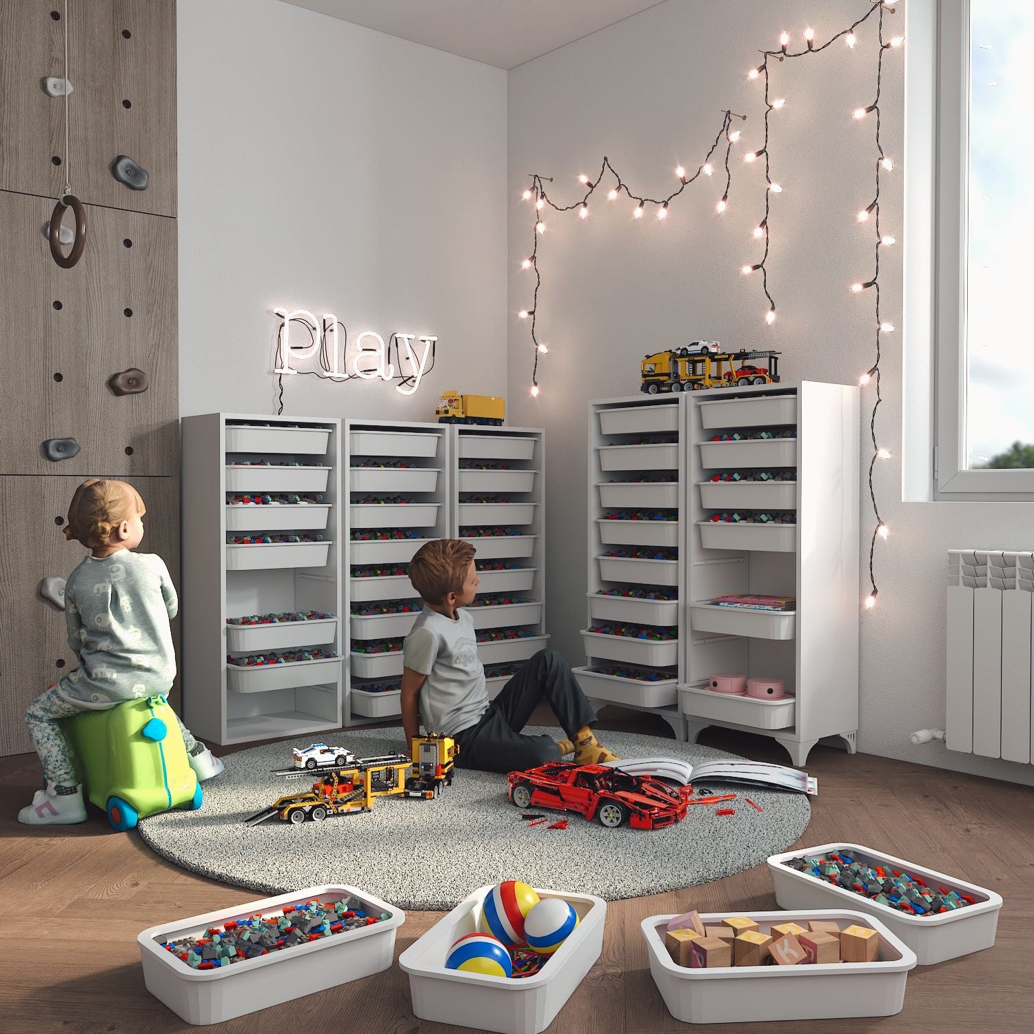 Dresser Storage Cabinet Ikea Trofast Lego Toys Bins Drawer Organizer –  COMFYT USA