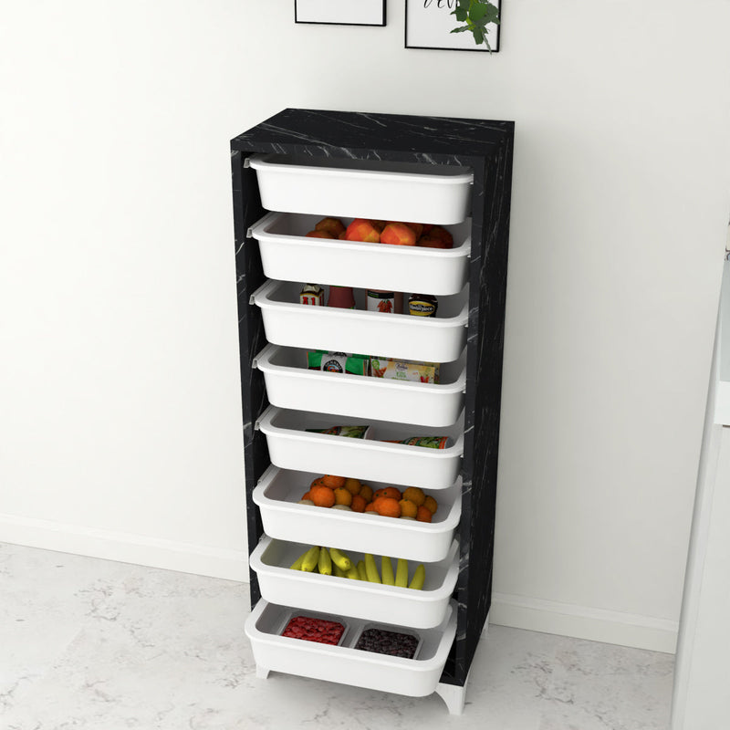Comfyt Drawer Storage Cabinet Dresser Closet Organizer Black