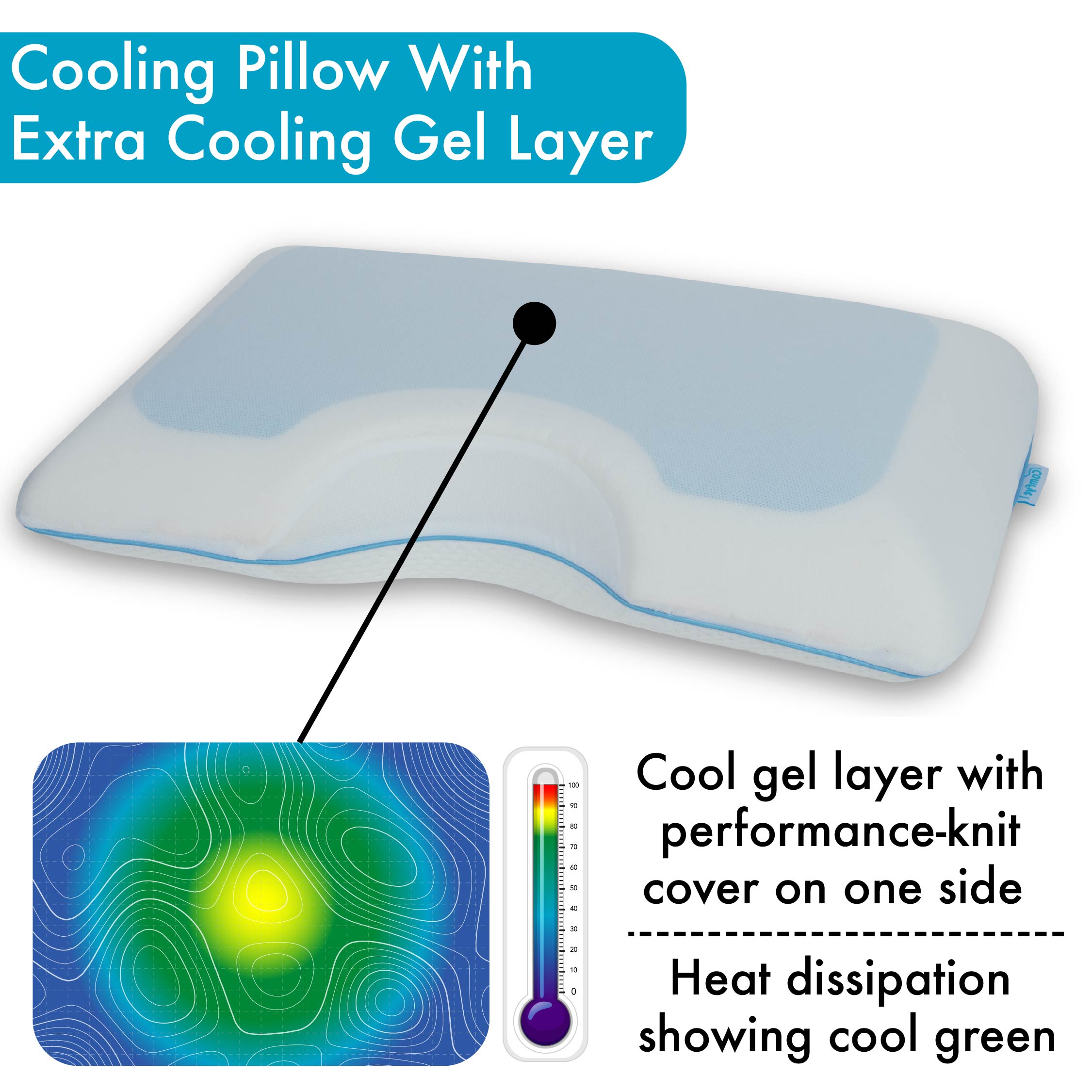 Best Pillow for Side Sleepers, Cooling Pillow