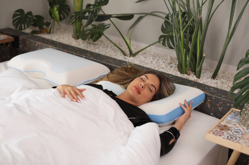 Contour Leg Pillow With Cooling Cushion