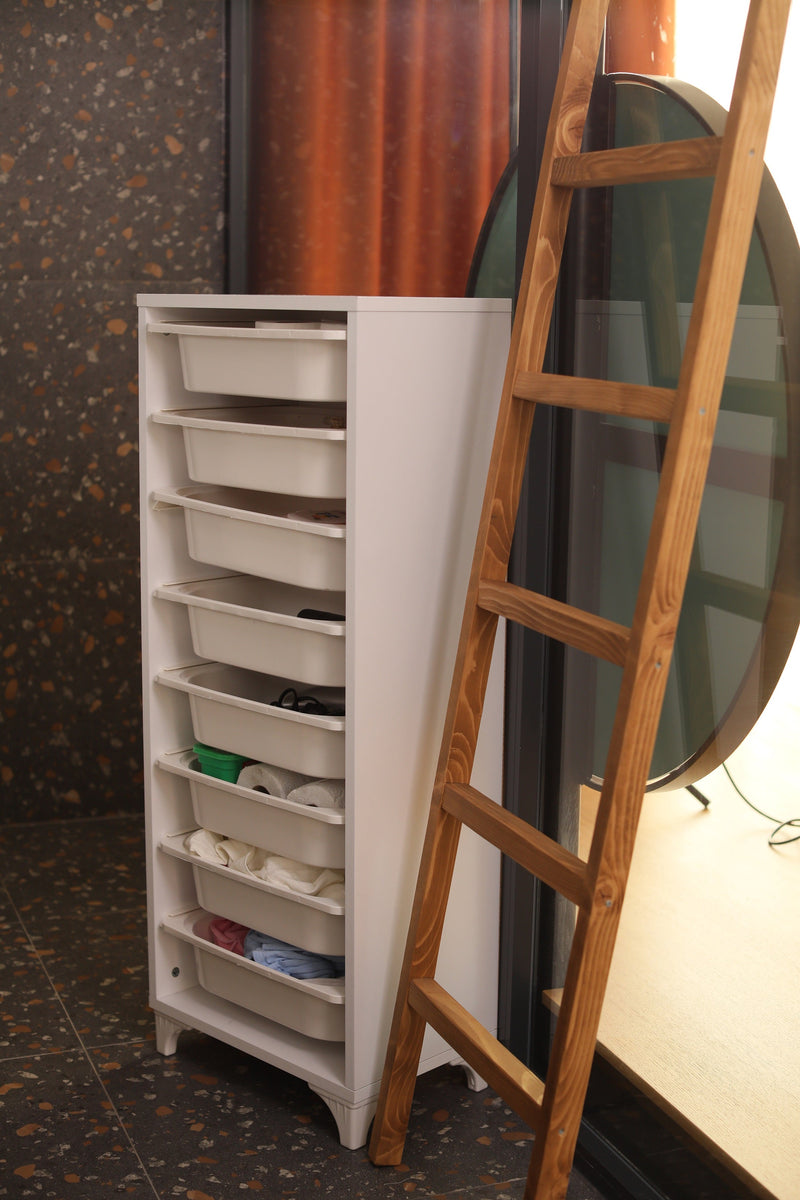 Comfyt Drawer Storage Cabinet Dresser Closet Organizer-White