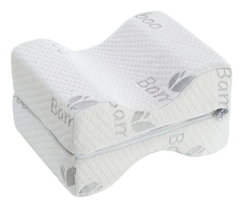 anzhixiu Small Knee Pillows for Side Sleepers to Keep Neutral Pelvis - Leg  Pillow for Knee, Hip and Back Pain - Gray&White