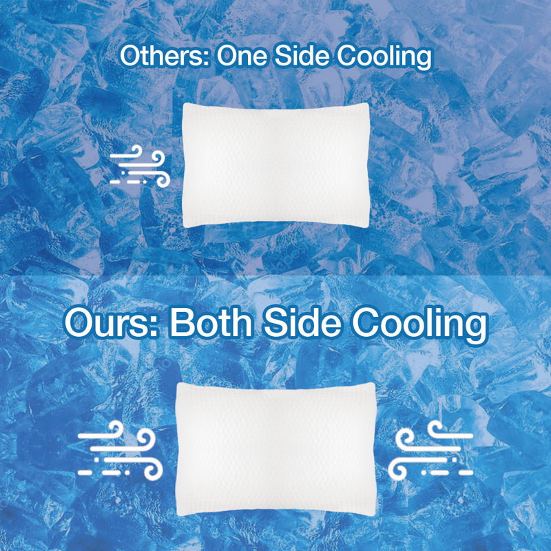 Cooling Pillow Case 2 Pk Real Japanese Cooling Pillow Cover Queen Size